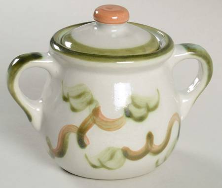 Pear Sugar Bowl & Lid