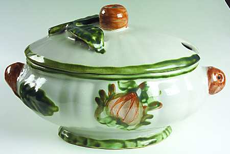 Pear Tureen &  Lid