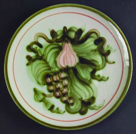 Pear Coupe Luncheon Plate