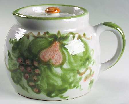 Pear Bean Pot & Lid