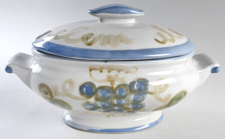 Vintage (Blue Band) Oval Tureen & Lid