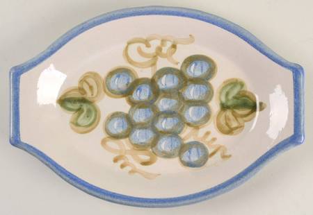 Vintage (Blue Band) 10" Oval Serving Platter