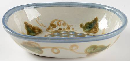 Vintage (Blue Band) 8" Oval Vegetable Bowl