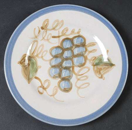 Vintage (Blue Band) Salad Plate