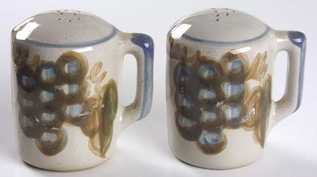 Vintage (Blue Band) Salt & Pepper Set