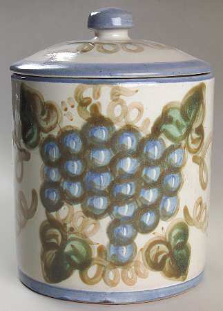 Vintage (Blue Band) Medium Canister & Lid