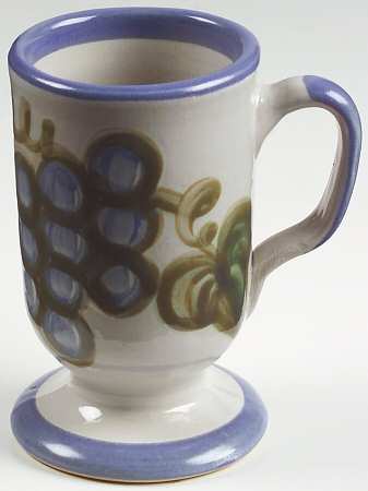 Vintage (Blue Band) Pedestal Mug
