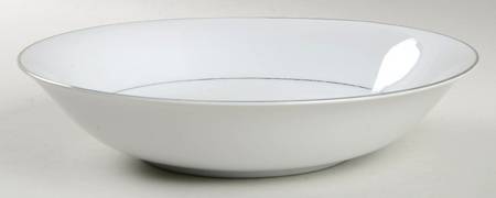 Helene White 9" Round Vegetable Bowl