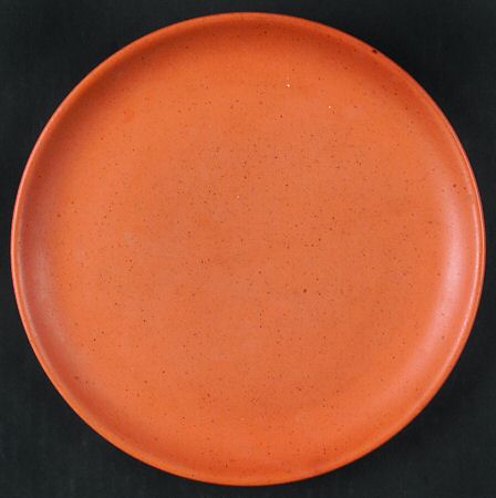California Cerama Stone Pumpkin Salad Plate