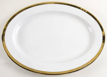 Academy Gold 16" Oval Serving Platter