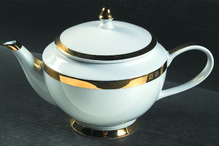 Academy Gold Teapot & Lid