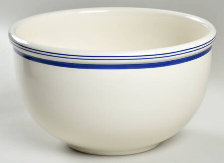 Cafe Stripe  Blue (Wedgwood) 8" Mixing Bowl