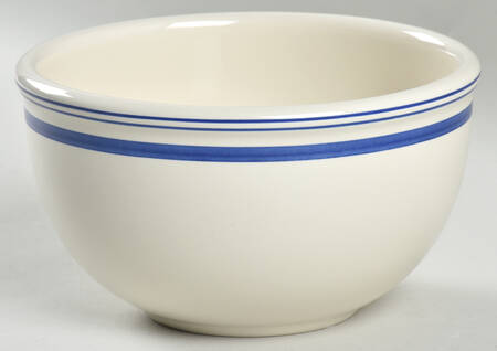 Cafe Stripe  Blue (Wedgwood) 6" Mixing Bowl