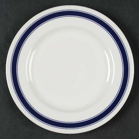 Cafe Stripe  Blue (Wedgwood) Bread & Butter Plate