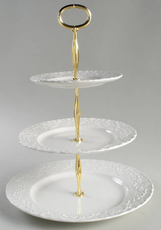 Claire 13 7/8"-14 1/4" 3-Tiered Serving Tray(DP,SP,BB) HC