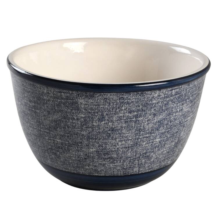 Denim Dark 7" Round Vegetable Bowl