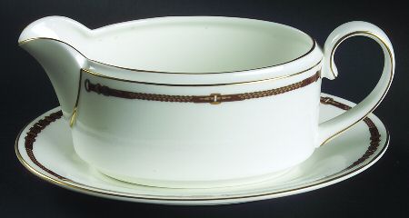 Equestrian Gravy Boat & Underplate