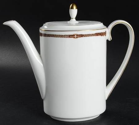 Equestrian Coffee Pot & Lid