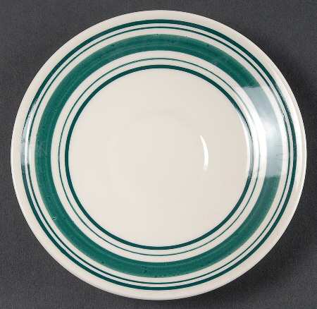 Farmstead Ticking Green Saucer