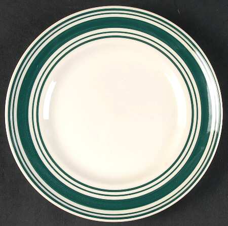 Farmstead Ticking Green Salad Plate
