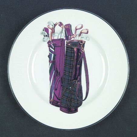 Golf Salad Plate