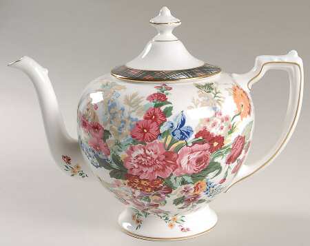 Hampton Floral Teapot & Lid