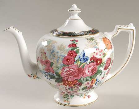 Hampton Floral Teapot & Lid