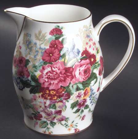 Hampton Floral 32 Oz Jug