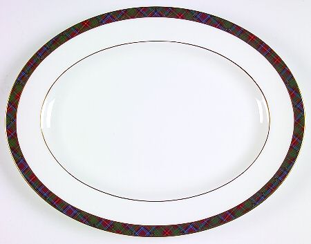 Highland 15" Oval Serving Platter