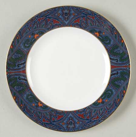 King Charles Paisley Bread & Butter Plate