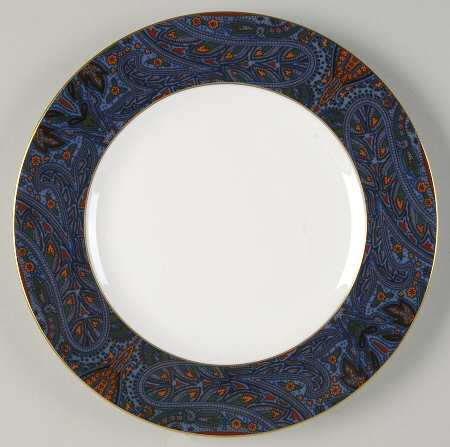 King Charles Paisley Salad Plate