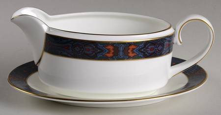 King Charles Paisley Gravy Boat & Underplate/Relish