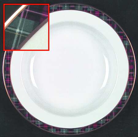 Mclean Tartan Large Rim Soup Bowl