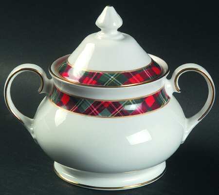 Mclean Tartan Sugar Bowl & Lid