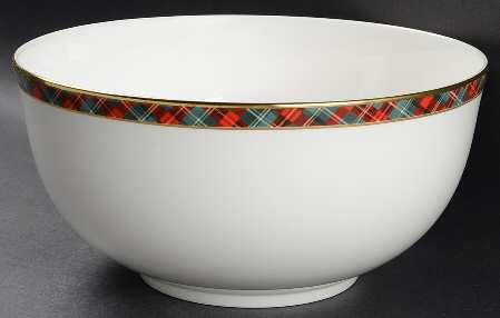 Mclean Tartan 10" Large Salad Serving Bowl