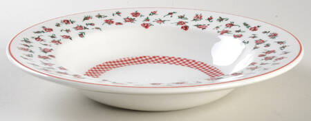 Old Mill Floral Rim Soup Bowl