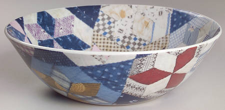 Patchwork 8" Round Vegetable Bowl