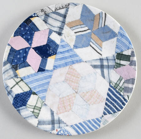 Patchwork Salad Plate