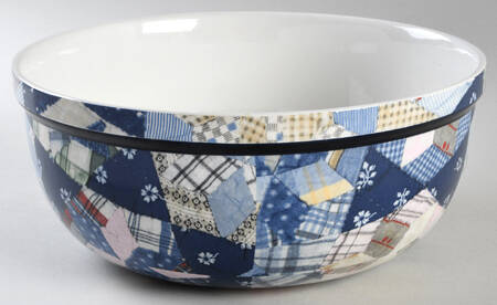 Patchwork 9" Salad Serving Bowl