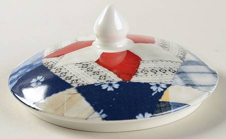 Patchwork Lid for 5" Storage Jar