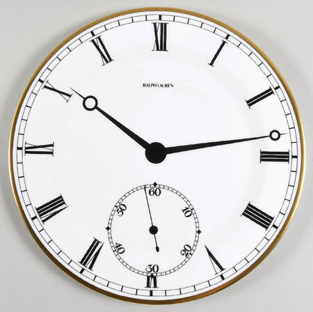 Pocketwatch (Older, Discontinued 2002) Service Plate (Charger)