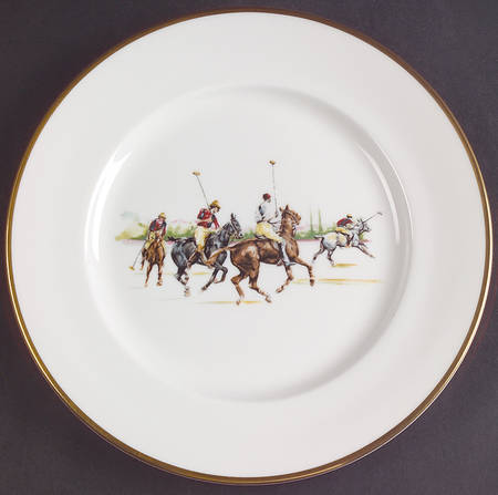 Polo Scene Salad Plate