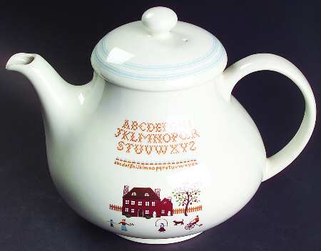 Sampler Teapot & Lid