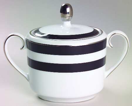 Spectator Black Sugar Bowl & Lid