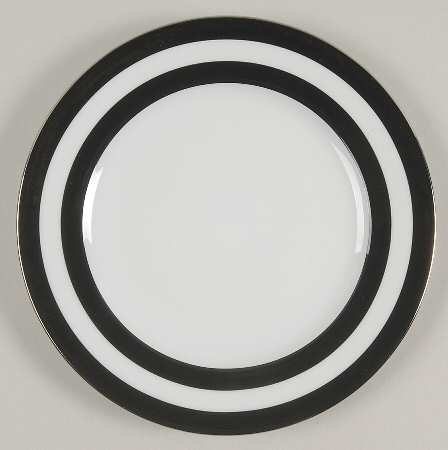 Spectator Black Bread & Butter Plate