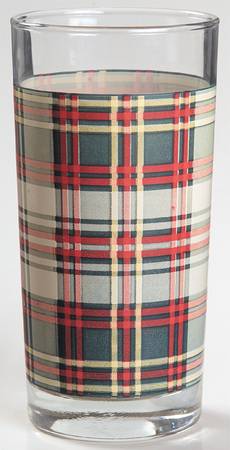Stewart Tartan 10 Oz Glassware Tumbler