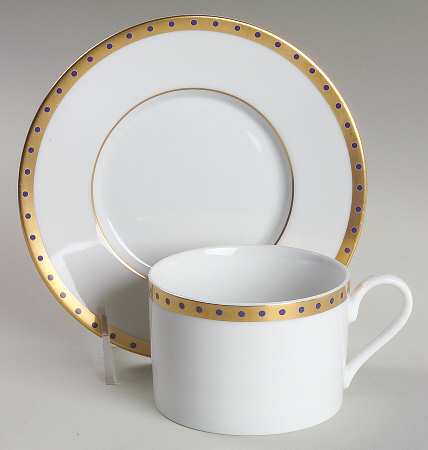 Alexandria Flat Cup & Saucer Set