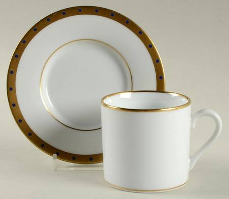 Alexandria Flat Demitasse Cup & Saucer Set