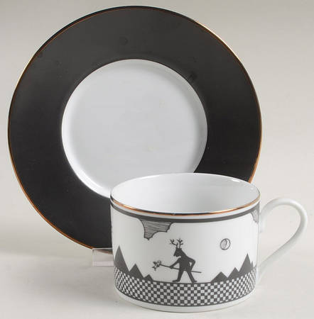 Basketmaker III Flat Cup & Saucer Set