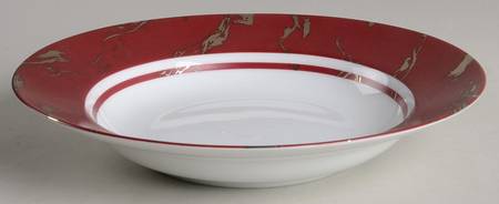 Patina Rouge Rim Soup Bowl